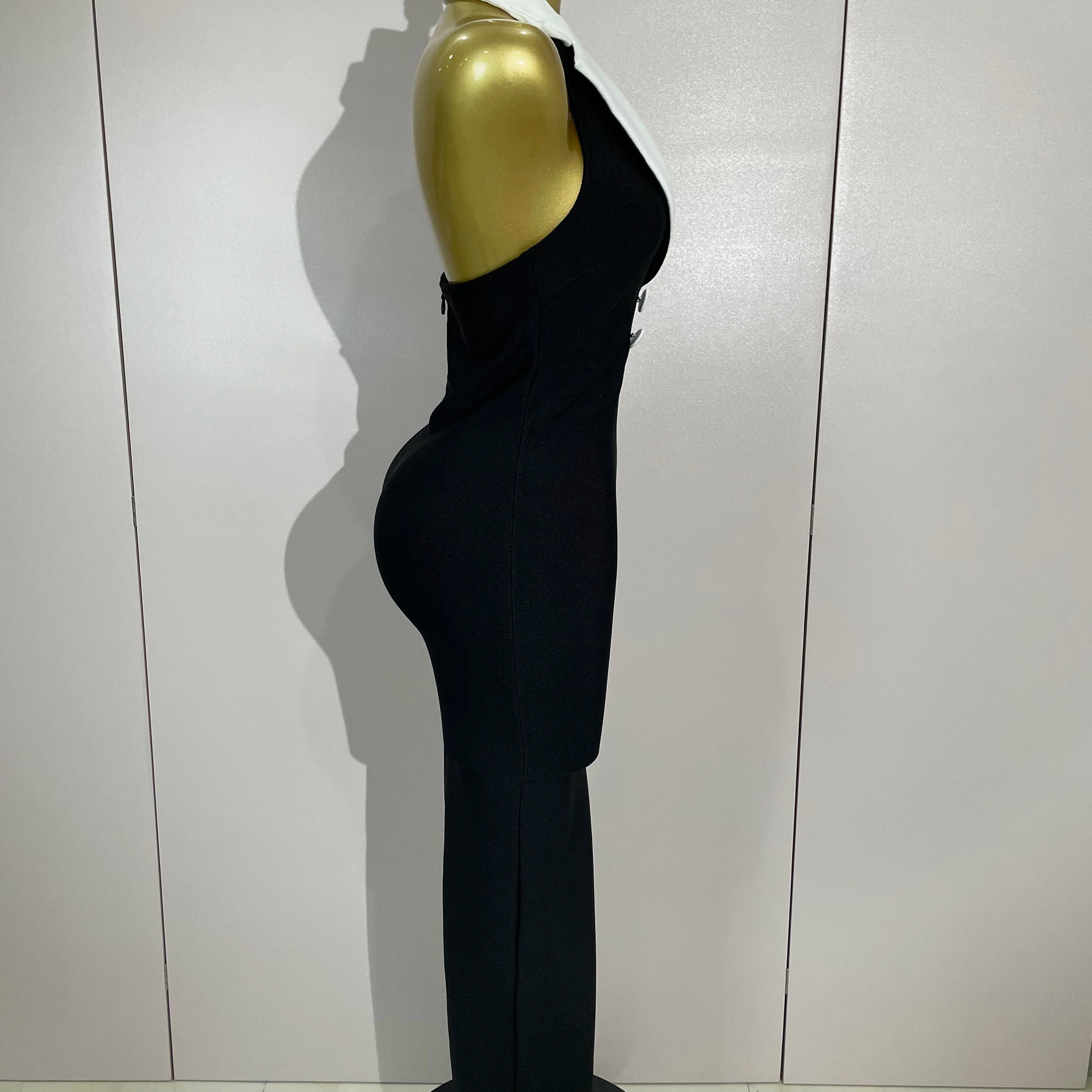 Women Sexy Halter Backless Sleeveless Bodycon Maxi Dress Celebrity Elegant Gown Club Birthday Evening Party Wedding Dresses