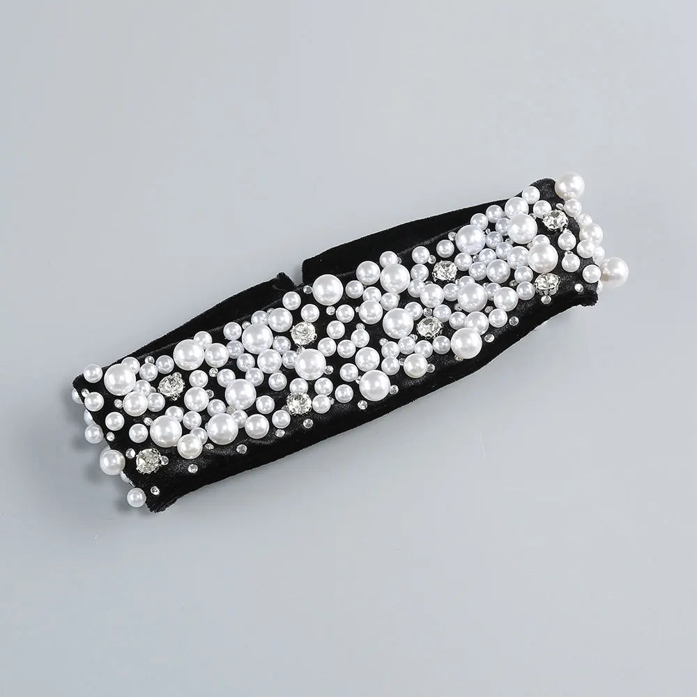 2025 Women's Light Luxury Nail Bead Design Velvet Dress+Neck+Glove Design Strapless Sleeveless Bodycon Split Body Long Dresses