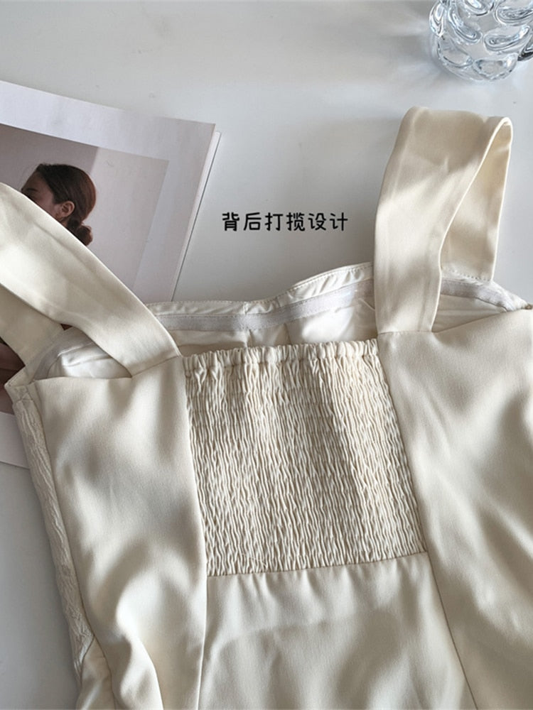 Vintage Lace Patchwork Tie Up Design Women Camisole 2024 Fashion New White Bow Tank Tops Hot Girls Asymmetrical Vest Clubwear