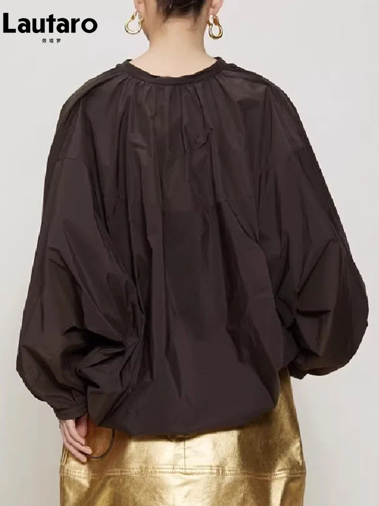 Summer Autumn Gold Shiny Faux Leather Skirt Women with Sashes A Line Korean Style Clothes Streetwear 2023 Runway Fashion