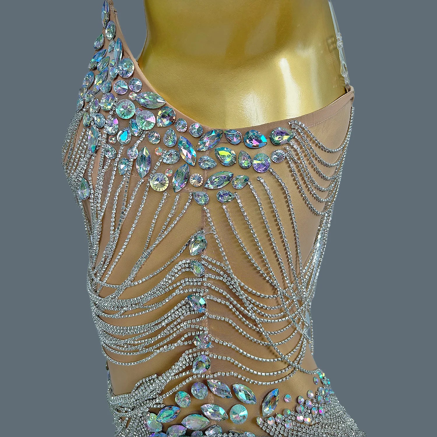 Sexy Halter Diamond Black Girls Party Mini Dress Luxury Tassel Beads Draped Cocktail Dress For Women Birthday Party Dress Luoli