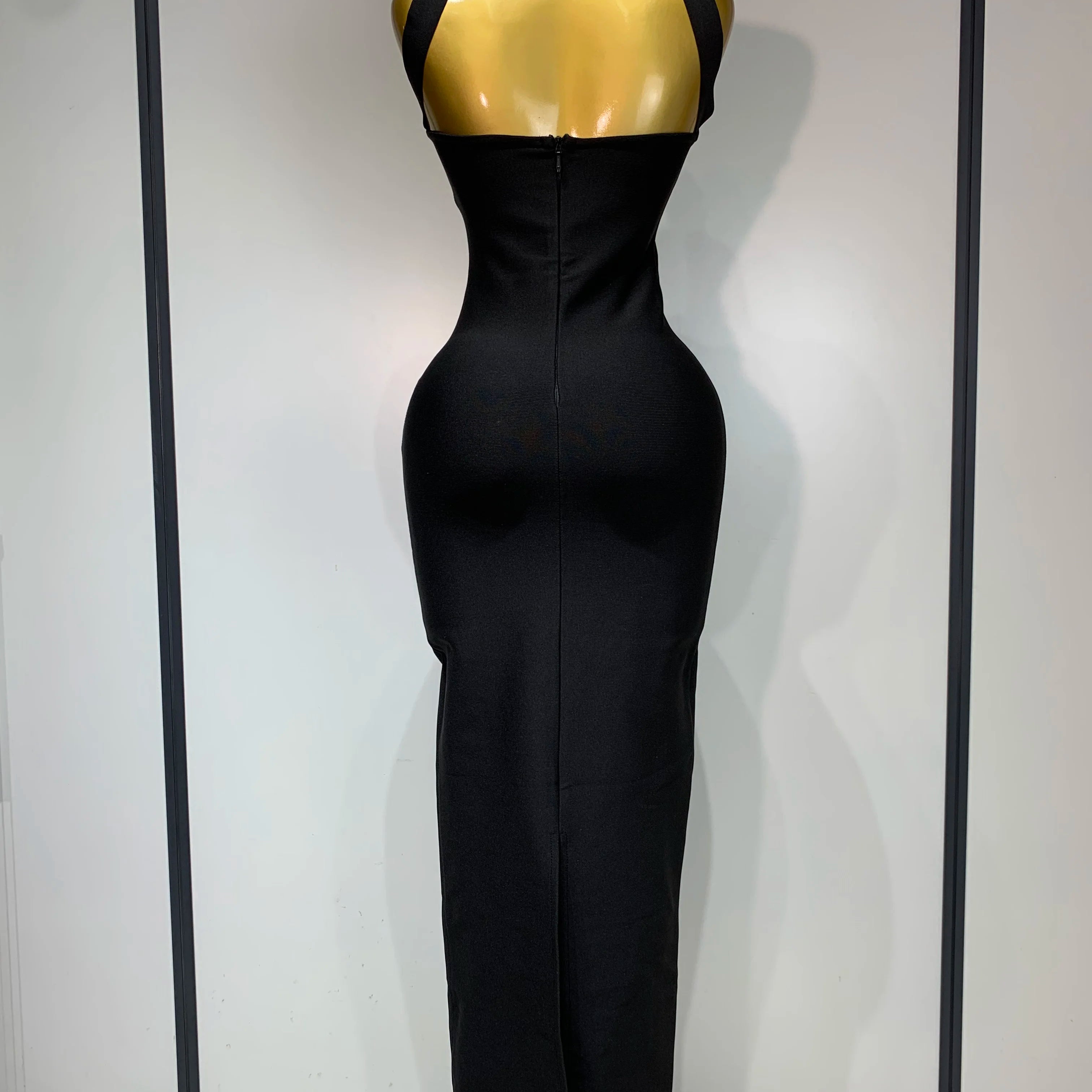 Women Sexy Backless Bodycon Bandage Dress Sleeveless Maxi Long Elegant Dresses 2025 Luxury Birthday Dress Club Party Outfit