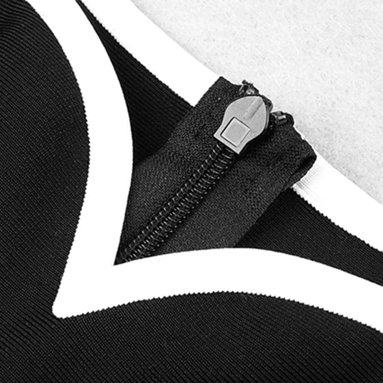 Newest Winter 2023 Sexy Strap Sleeveless Layer Black Long Bodycon Bandage Dress Designer Fashion Evening Party Dress Vestido