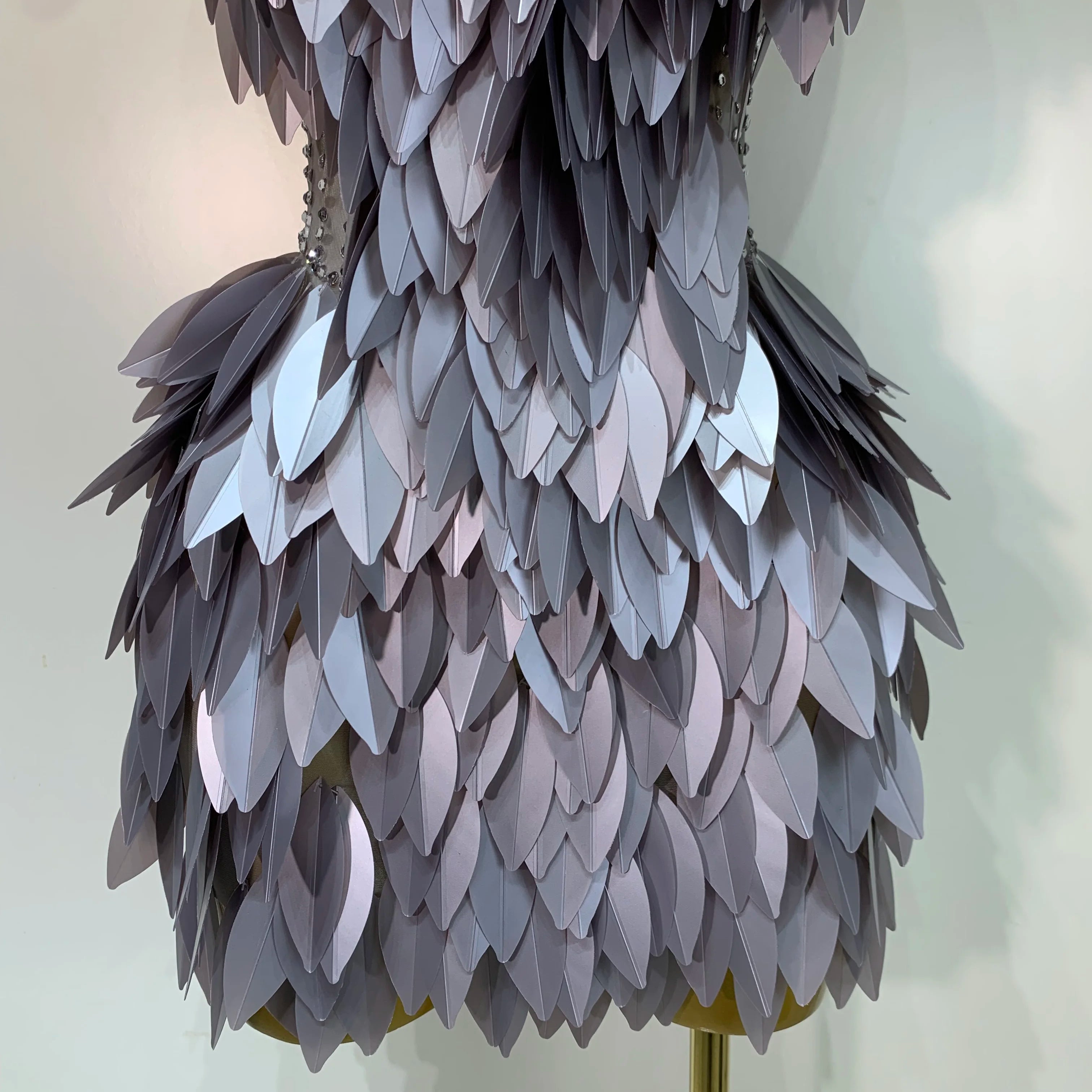 Women Sexy Long Sleeve sequins Diamonds Mini Celebrity Dress Birthday Party Costume Bar Nightclub Stage Performance Clothing