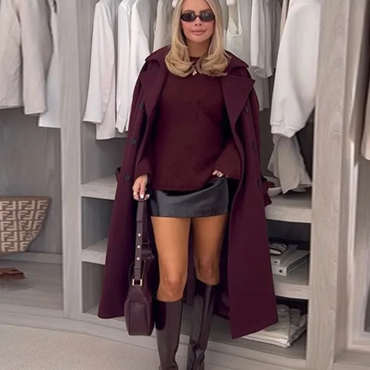 Sweater Women Knitted O Neck Solid Thicken Long Sleeve Pollover Sweaters Autumn Winter Casual Fashion Fluffy Commute Lady