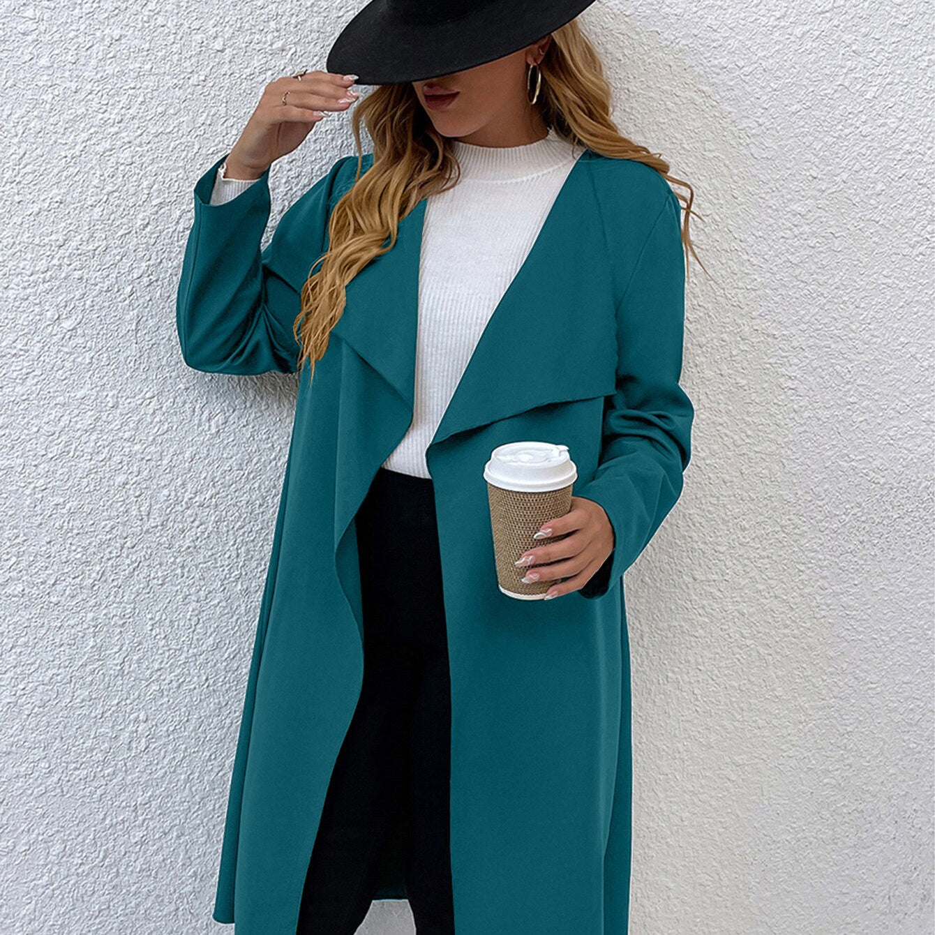 Women Autumn Jacket Large Plus Size 4XL Trench Coats Winter 2022 Solid Clothing Turn-down Collar Elegant Office Ladies Windbreak