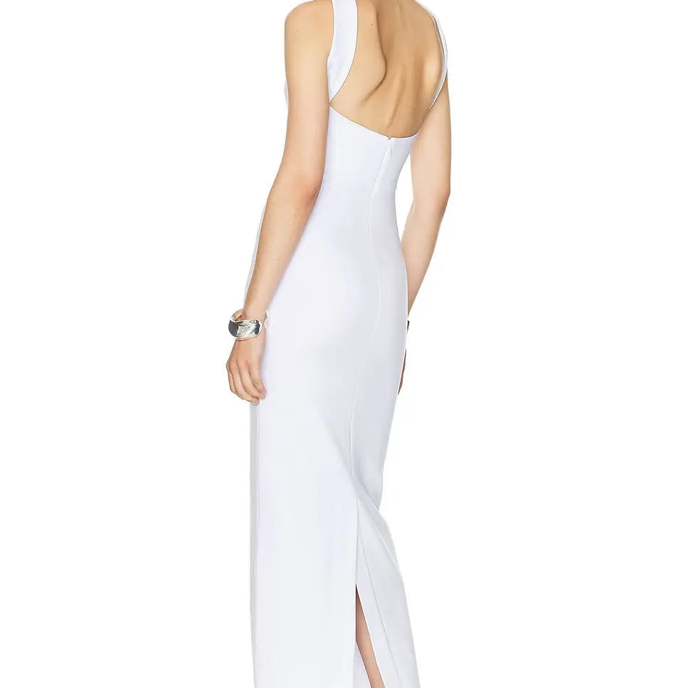 2025 Sexy Halter Sleeveless Hip Wrap Ankle Lenght Bandage Dress Graceful Woman Party Dress Cocktail Party Vestido