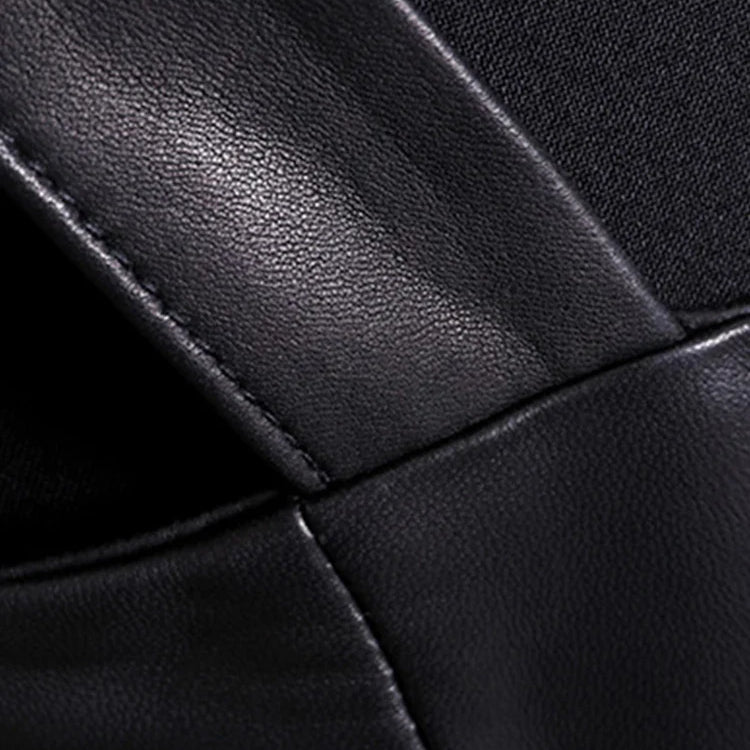 Spring Fit and Flare Soft Faux Leather Dress Elegant Luxury Red Maxi Dresses for Women 2022 long Retro Fashion Clothes