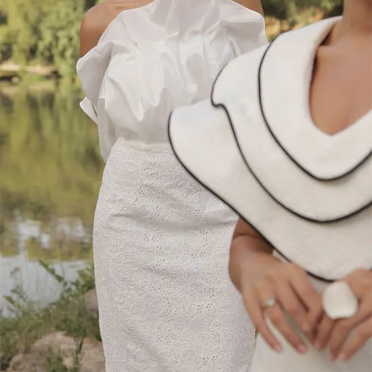 New Fashion Layered V Neck Long Dresse For Women Chic Sleeveless Bodycon Dresses Spring Summer Elegant Female Street Robes