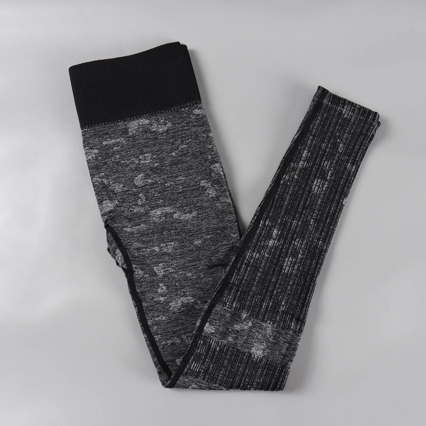 Rid Seamless Yoga Set Women 2pcs Two Piece Long Sleeve Crop Top T-Shirt Leggings Outfit Clothes Gym Wear Fitness Suit Sport Sets Upgrade Leggings