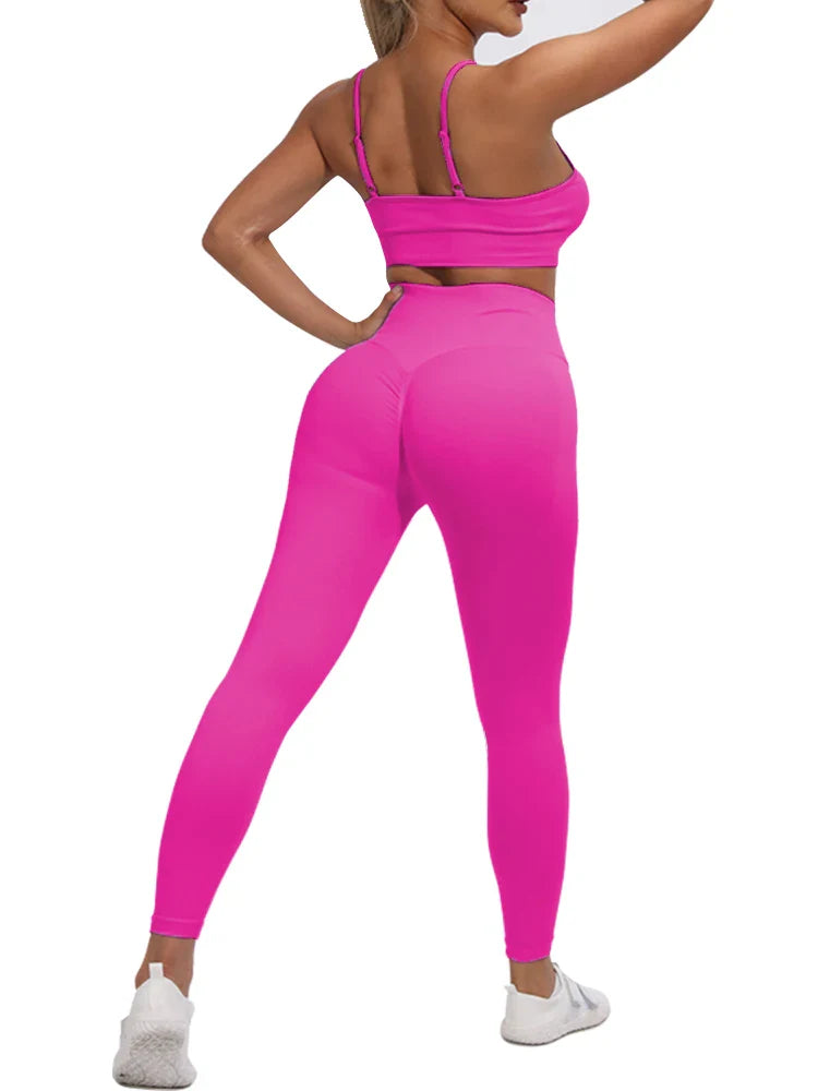 Sportswear Women Seamless Sports Clothing Fitness Suit Yoga Set Workout Clothes For Women Gym Outfit Wear Tracksuit Activewear