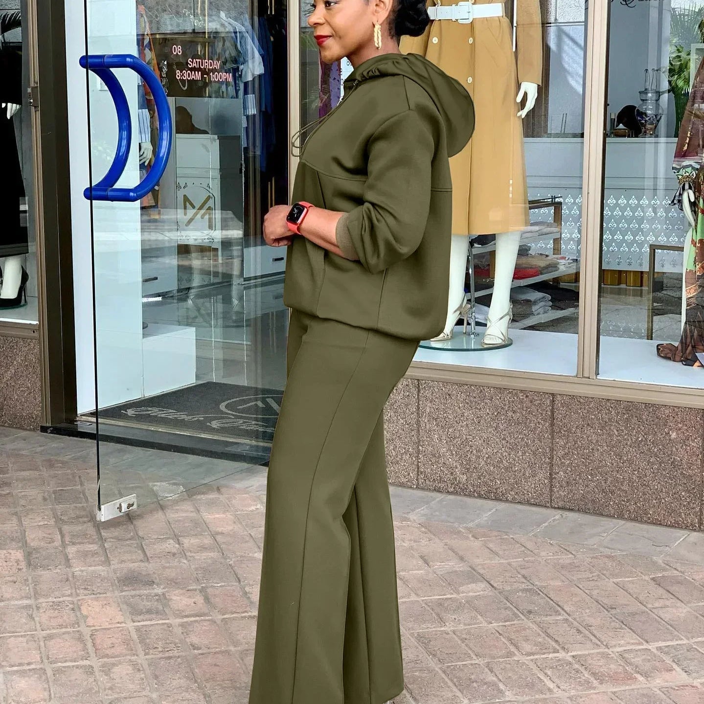 Long Sleeve Women Set Loose Long Sleeve Hoodies Pant Suits 2024 Spring 2 Two Piece Sets Sporty Tracksuits Street Outfits