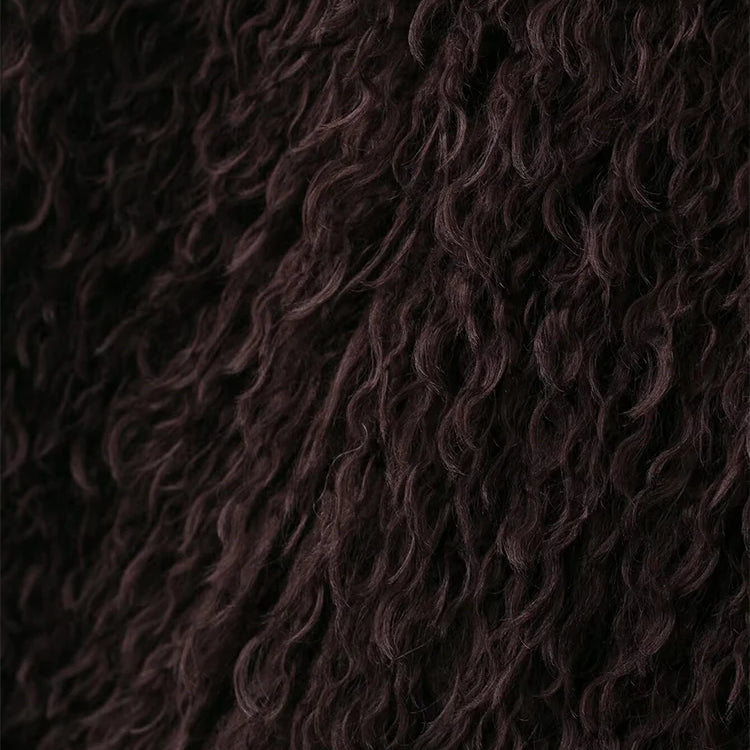 TFMLN New Fur Vest For Women Solid Color Sleeveless Waistcoat Jacket Long Faux Fur Winter Thick Fur Fashion Lady Vest Coat