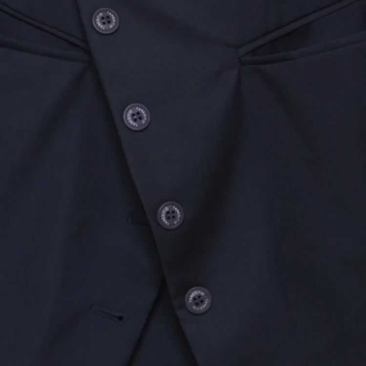 DEAT Fashion Women's Skirt Deconstruct Irregular Diagonal Buckle Pockets High Waist Mini Skirts Female Autumn New WU004