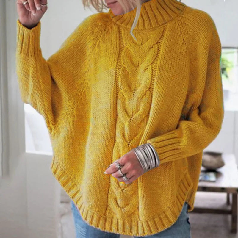 Women Sweater Casual Pullovers Autumn Winter Basics Knitted Korean Loose Striped O-neck Long Sleeve Elegance Sweet B-Yellow One Size
