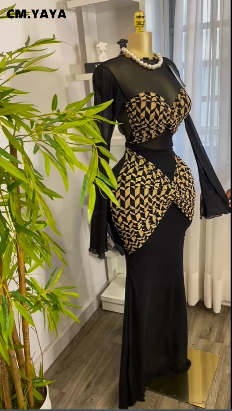 Women Houndstooth Printed Long Sleeve Draped Ruched Bodycon Midi Mini Dress 2025 Vacation Sexy Party Evening Dresses