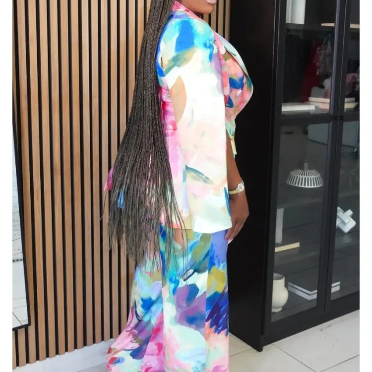 2 Piece Women Sets 2025 Plus Size Autumn Winter Matching Sets Black Two Pieces Sets Top Pants Suits Outfits Clothing