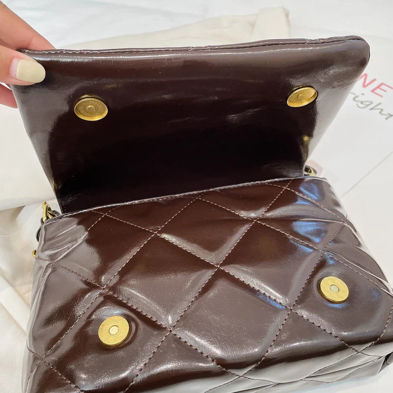 Diamond Grid Handbags Large Capacity Luxury Designer Clutch Bags for Women Chain Crossbody One Shoulder Bag Hand Bag Ladies