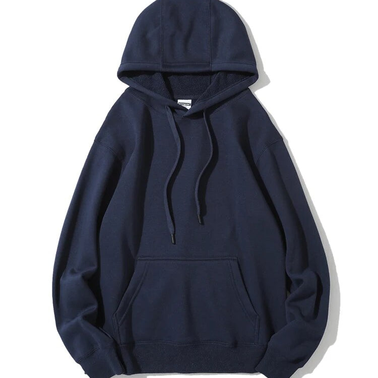 Streamgirl Winter Warm Fleece Hoodies For Women Green White Loose Sweatshirts With Hoodie Pink Pullover Hoodies Women Velvet Top Ink Blue