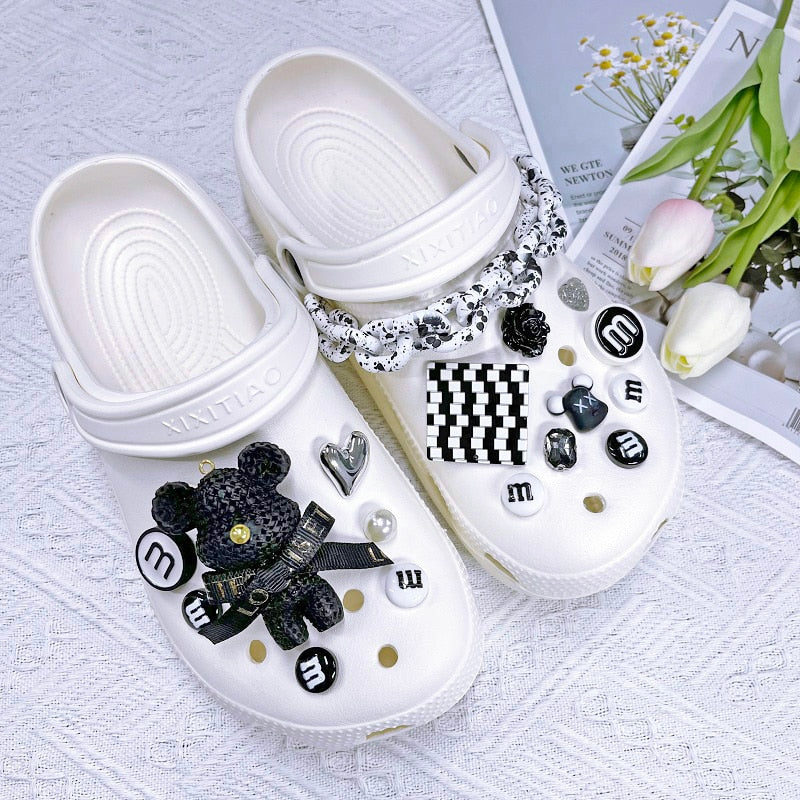 Women Slippers 3cm Platform Fashion Sandals Girls Outdoor Clogs Beach Slides Soft Slippers 04 w
