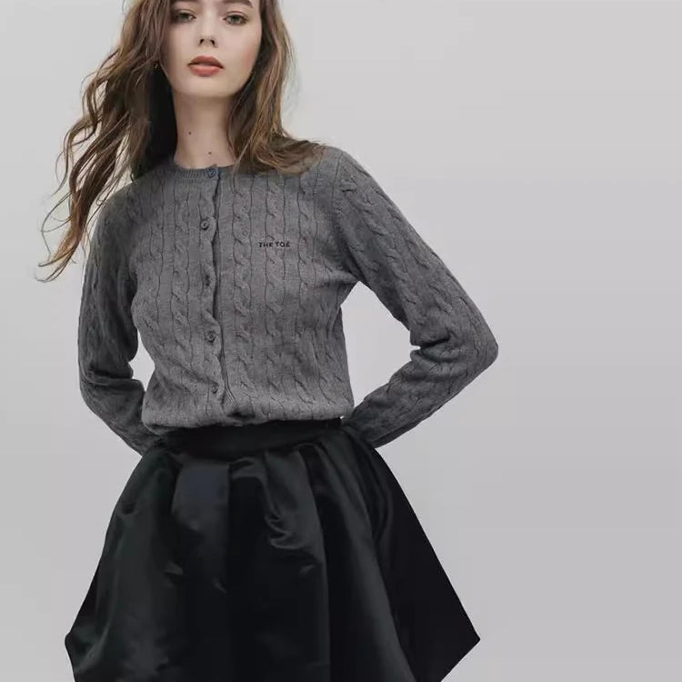 Lautaro Spring Summer Sweet Cute Soft Shiny Satin Mini Bud Skirt Women with Shorts High Waist Short Luxury Designer Clothes Black