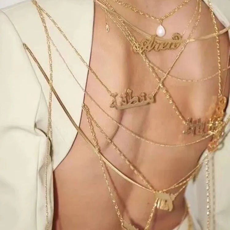 Backless Spliced Button Blazers For Women Notched Collar Long Sleeve Patchwork Chain Chic Blazer Female Fashion New