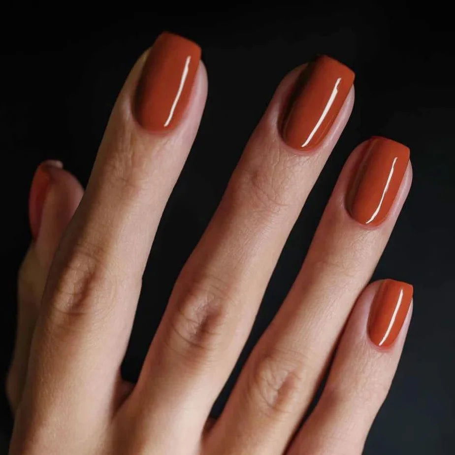 24pcs/set short square fake nails for women girls Pink green blue yellow purple tips faux ongles press on false nail supplies 732