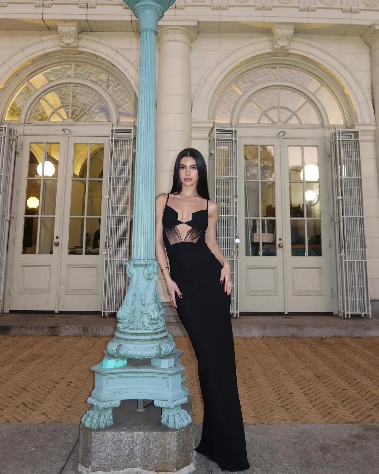 Women Celebrity Sexy Sleeveless Backless Black Cut Out Maxi Long Bodycon Bandage Dress 2025 Elegant Evening Club Party Outfit