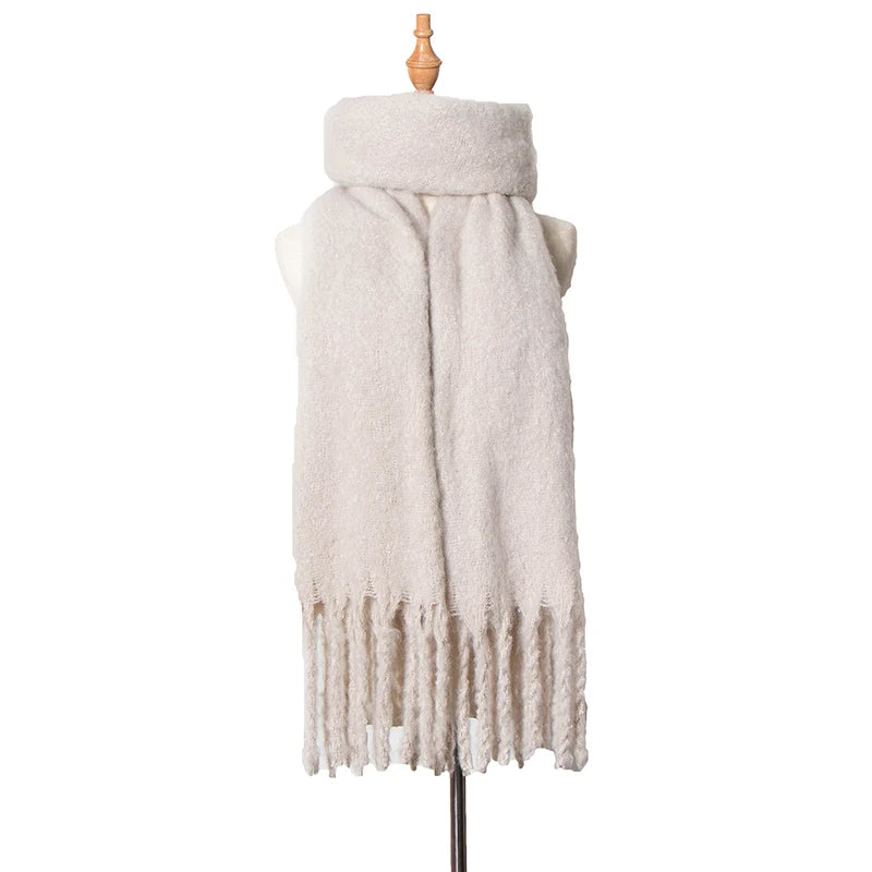 Winter Plaid Vintage Scarf Women Men Preppy Scarves Warm Pashmina Foulard Bufanda Male Mujer Thick Wrap Shawl 23 one size CN | >8Y