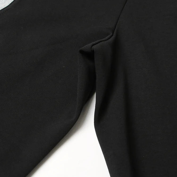 Straight Loose Denim Pants Female High Waist Colorblock Loose Wide Leg Long Trousers Women Clothing 2023 Style New