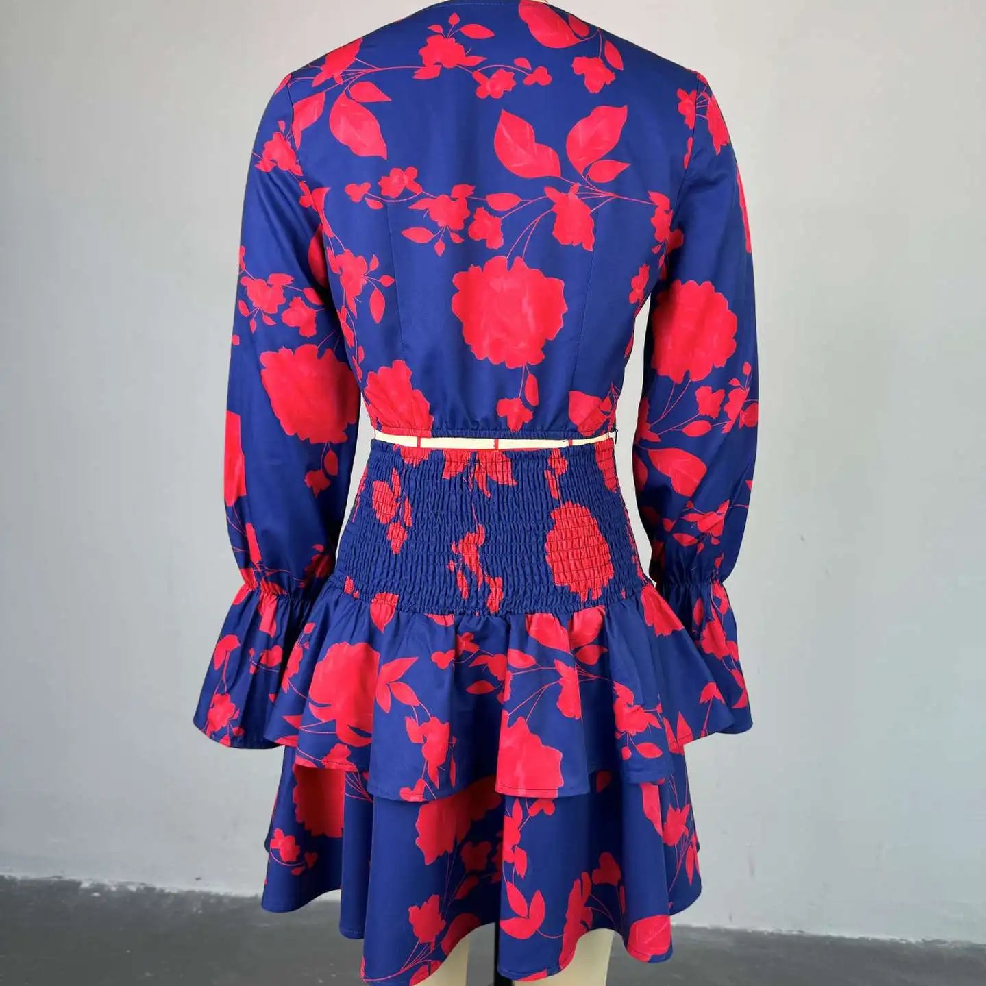 Beach Women Set Street Print Long Sleeve Shirts + Pleated Ruffles Mini Skirts Suits 2025 Party Street Two 2 Piece Sets