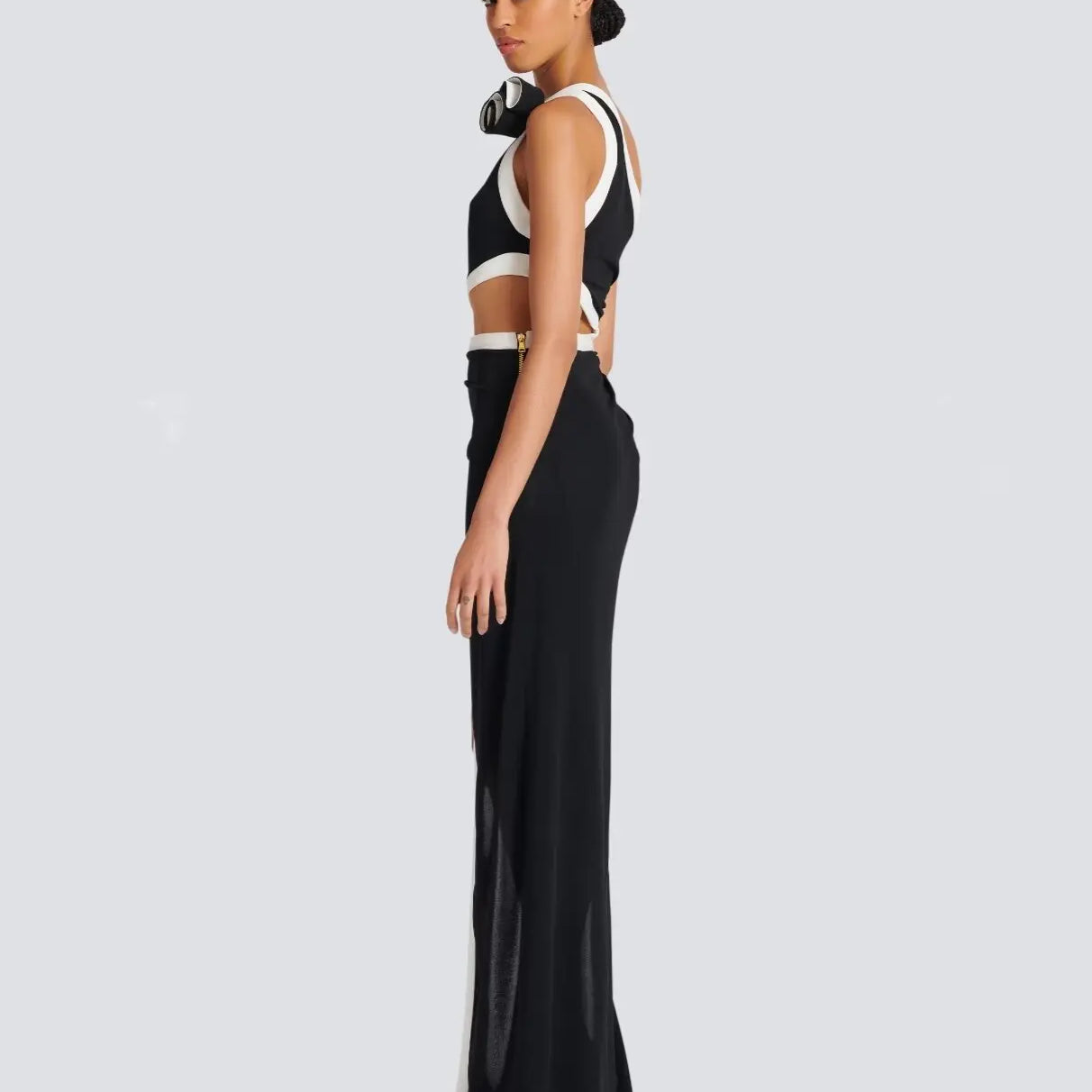 2024 New Summer Wpmen Sexy One Shoulder Florals High Split Bodycon Long Bandage Dress Celebrity Photo Shoot Evening Party Dress