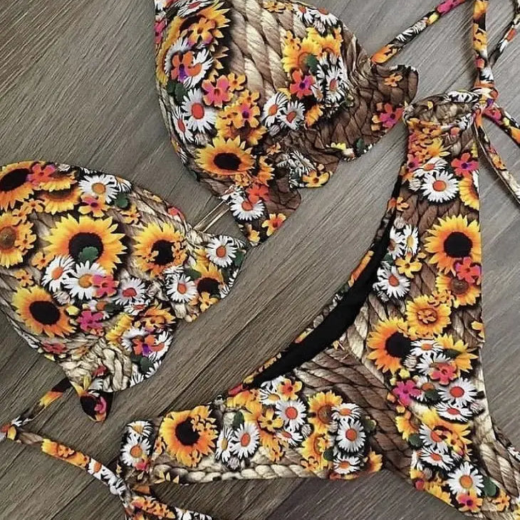 RUOTONGSEPT Bikini Women's Swimsuit 2022 New Swimwear Female Sexy Bikinis Set Push up Swimming for Bathing Suit Women Swimsuits MK14