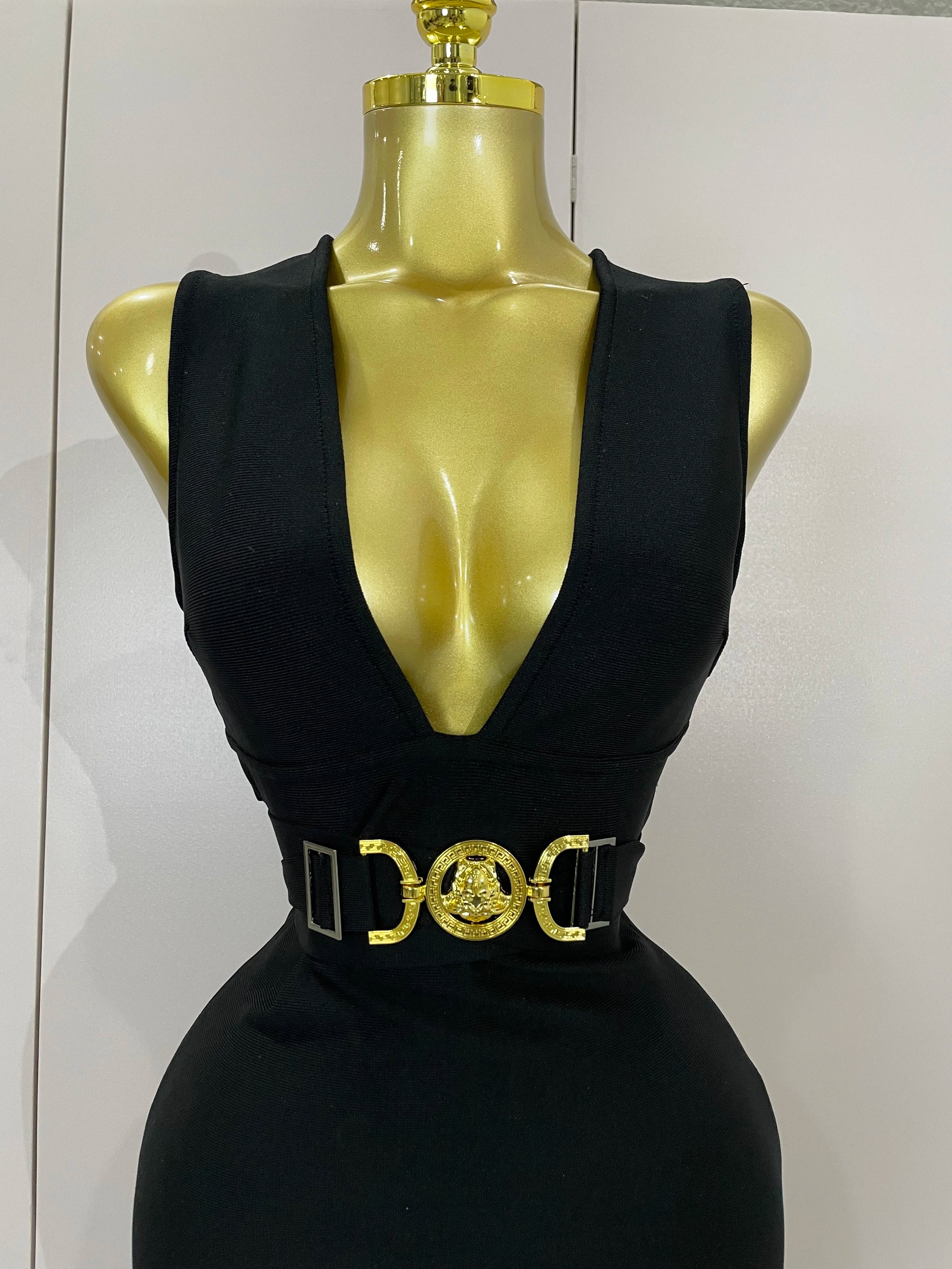 Women Elegance Sexy V-Neck Sleeveless Bodycon Bandage Dress Nightclub Party Evening Dress High Quality Luxury Birthday Dresses