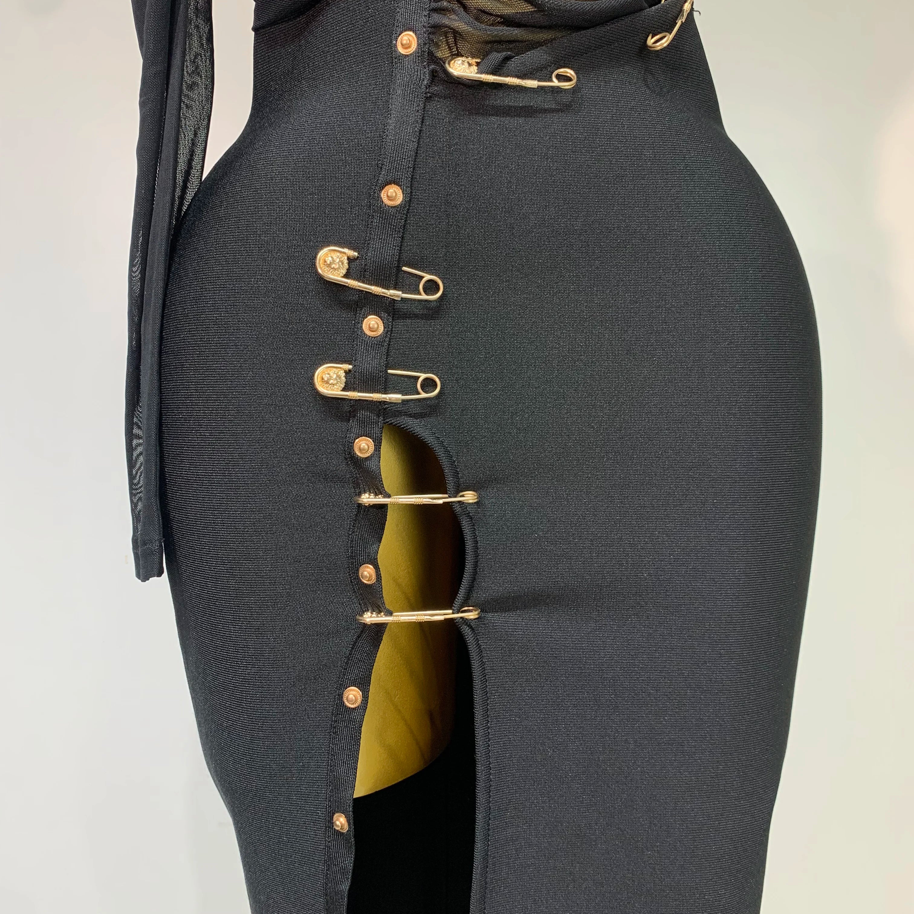 One Shoulder Long Sleeve Bodycon Bandage Dress Cocktail Evening Party Luxury Birthday Dress Celebrity Prom Gown