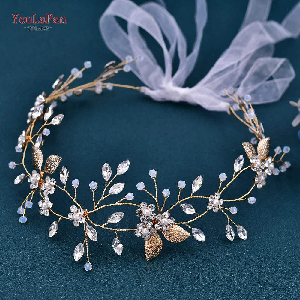 YouLaPan Bridal Rhinestone Belts Accessories Party Wedding Dress Belt Bride Sash Bridesmaid Handmade Gift SH237 SH360White organza