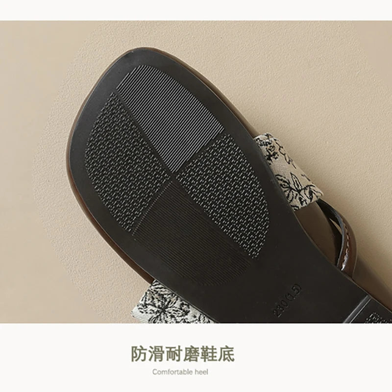 New spring women's outdoor shoes Mules Slippers Ladies' casual flat shoes Work shoes Boat shoes Large sizes 41-43