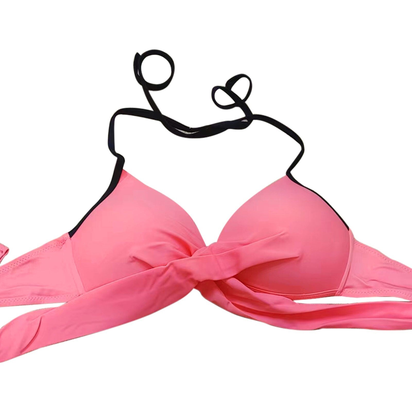 Two Pieces Sexy Solid Color Padded Push