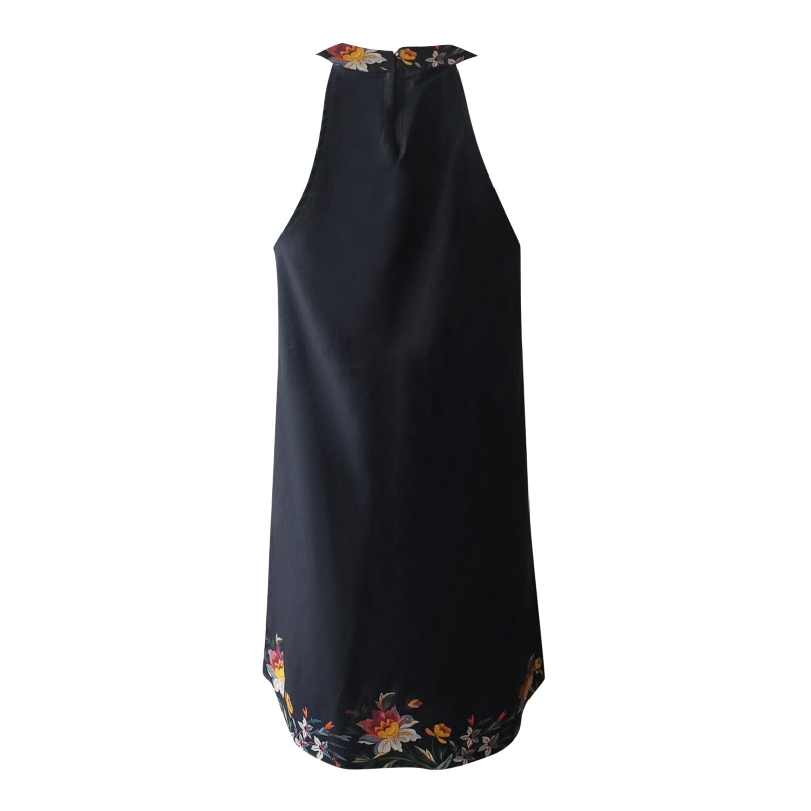 Splice Neck Womens Boho Dress Halter Sleeveless Beach Print Summer Women's Dress