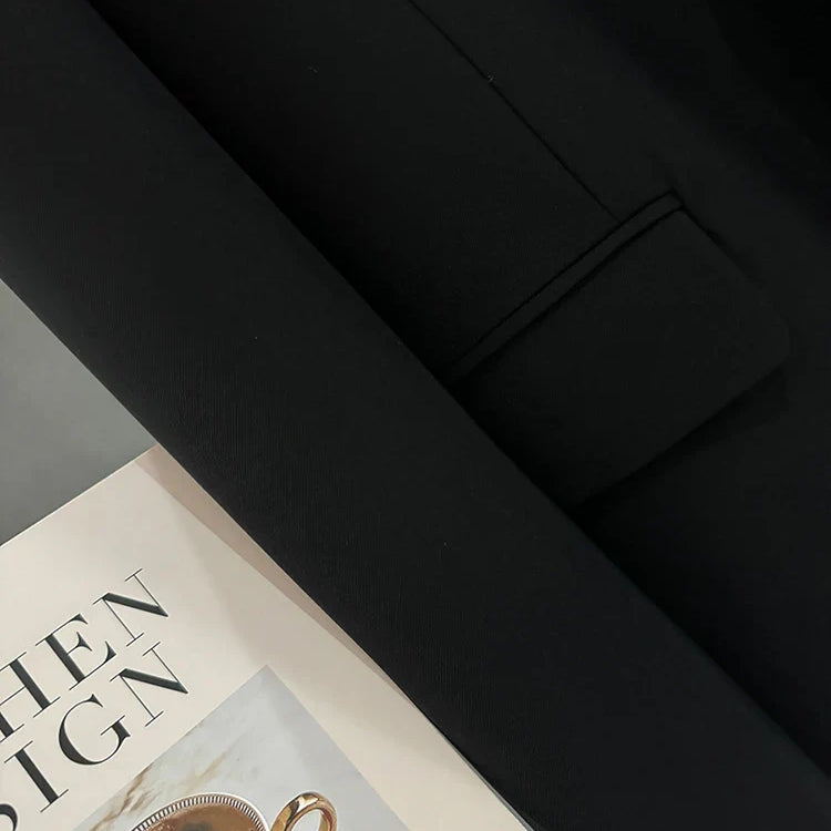 LANMREM Patchwork Design Niche Blazer For Women Color Block Single Breasted Office Lady Fashion Coat Clothing New 2DA5205