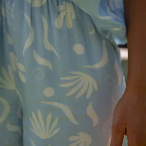 Printed Shirts Shorts Suit Female Holiday Casual Short Sleeve Loose Pocket Top Women Two Pieces Set Summer Elegant Outfits