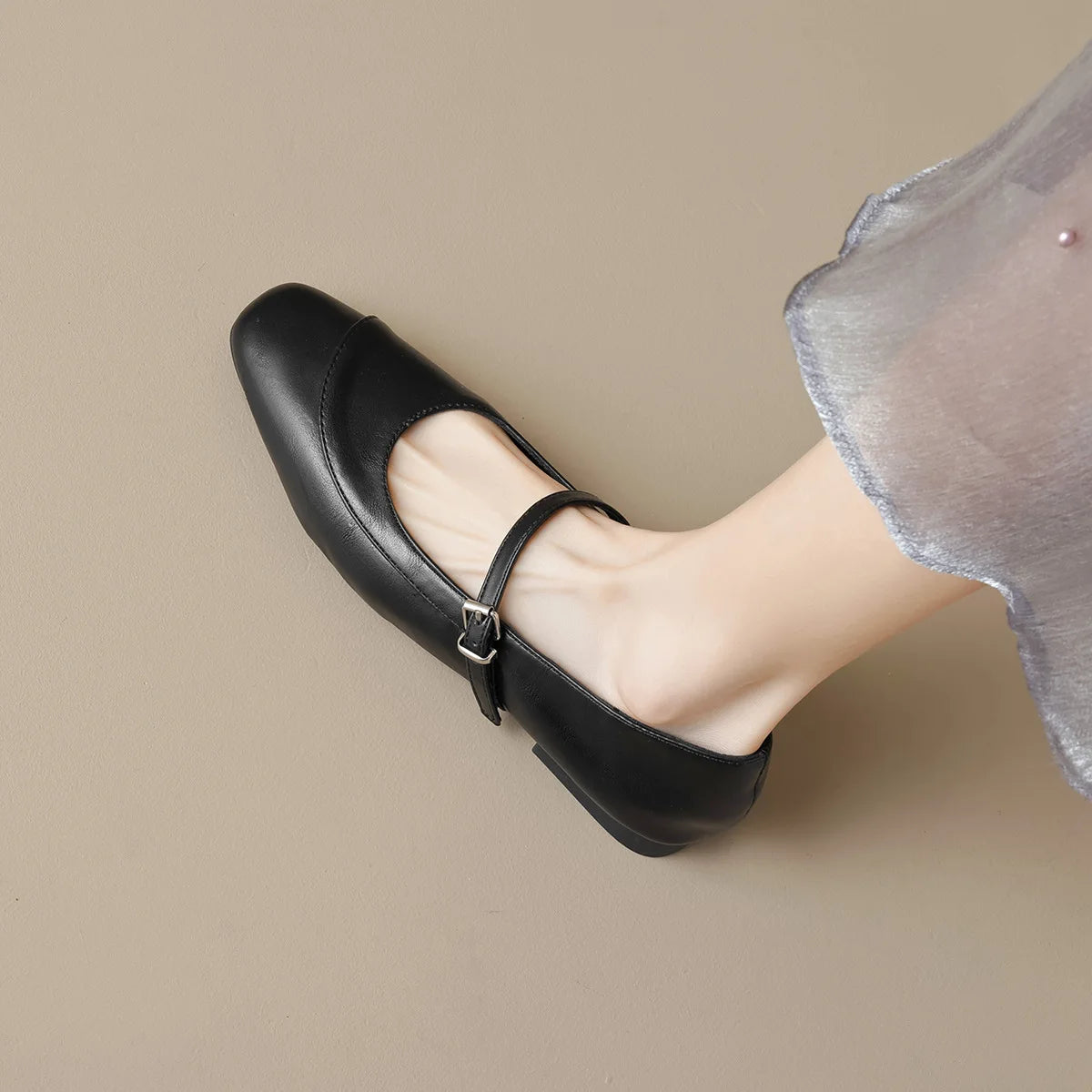 New spring women's shoes Fashionable design Marie-Jane shoes Women's casual high heels and boat shoes Office and party wear