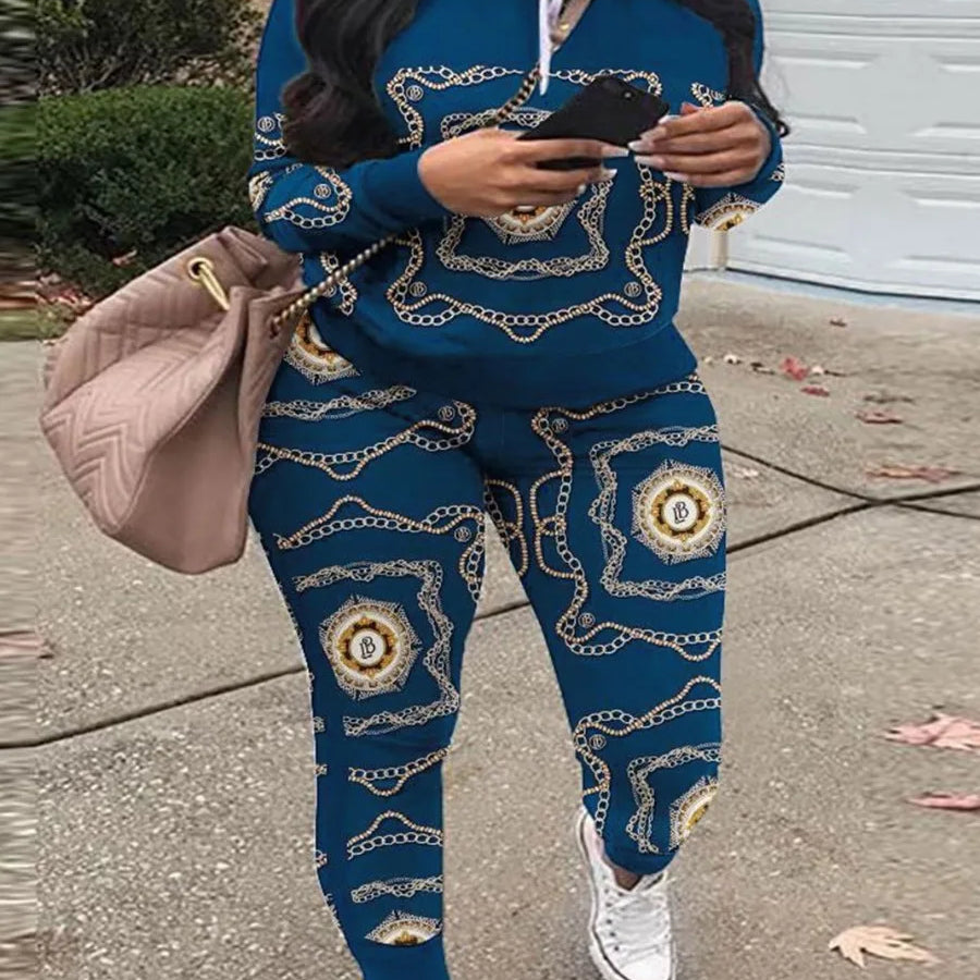 LW Plus Size Tracksuit Sets Drawstring Letter Striped Set Womens 2 Piece Sweatsuits Hoodie & Sweatpants Jogging Suits Outfits MULTI