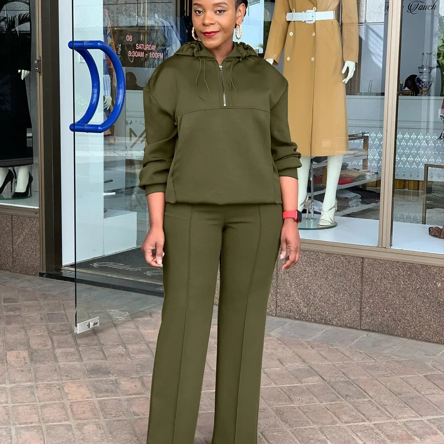 Long Sleeve Women Set Loose Long Sleeve Hoodies Pant Suits 2024 Spring 2 Two Piece Sets Sporty Tracksuits Street Outfits