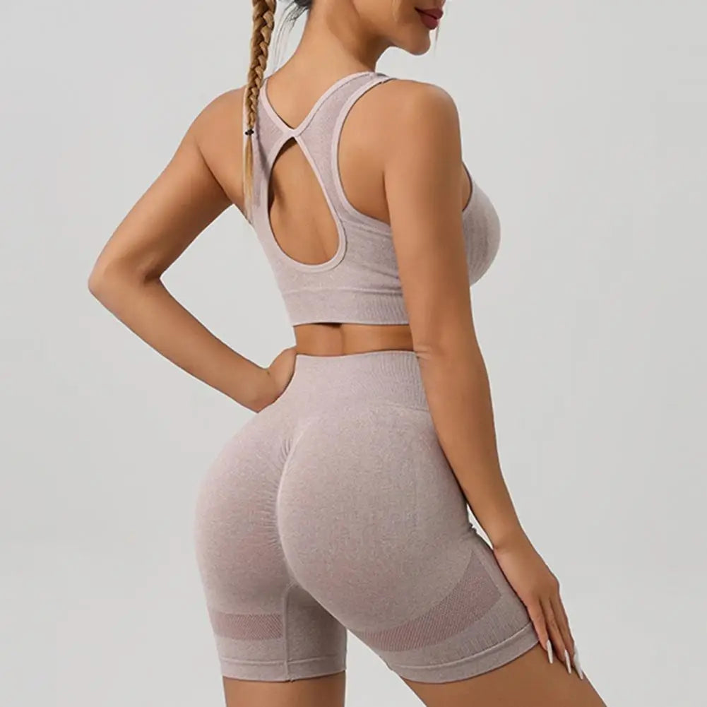 Women Sports Suit Yoga Outfit Exercise Set for Women High Waist Leggings Sports Bra Fitness Outfit for Gym Workout Yoga Bra