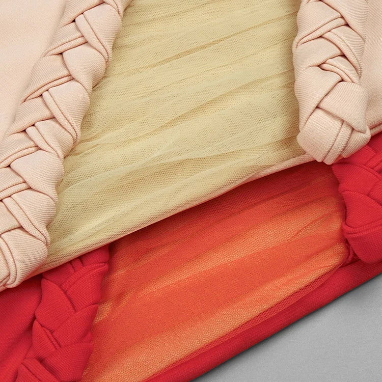 Mermaid Dress For Women Sexy Hollow Out See Through Braided Rope High Slit Long Evening Party Dress Vestido