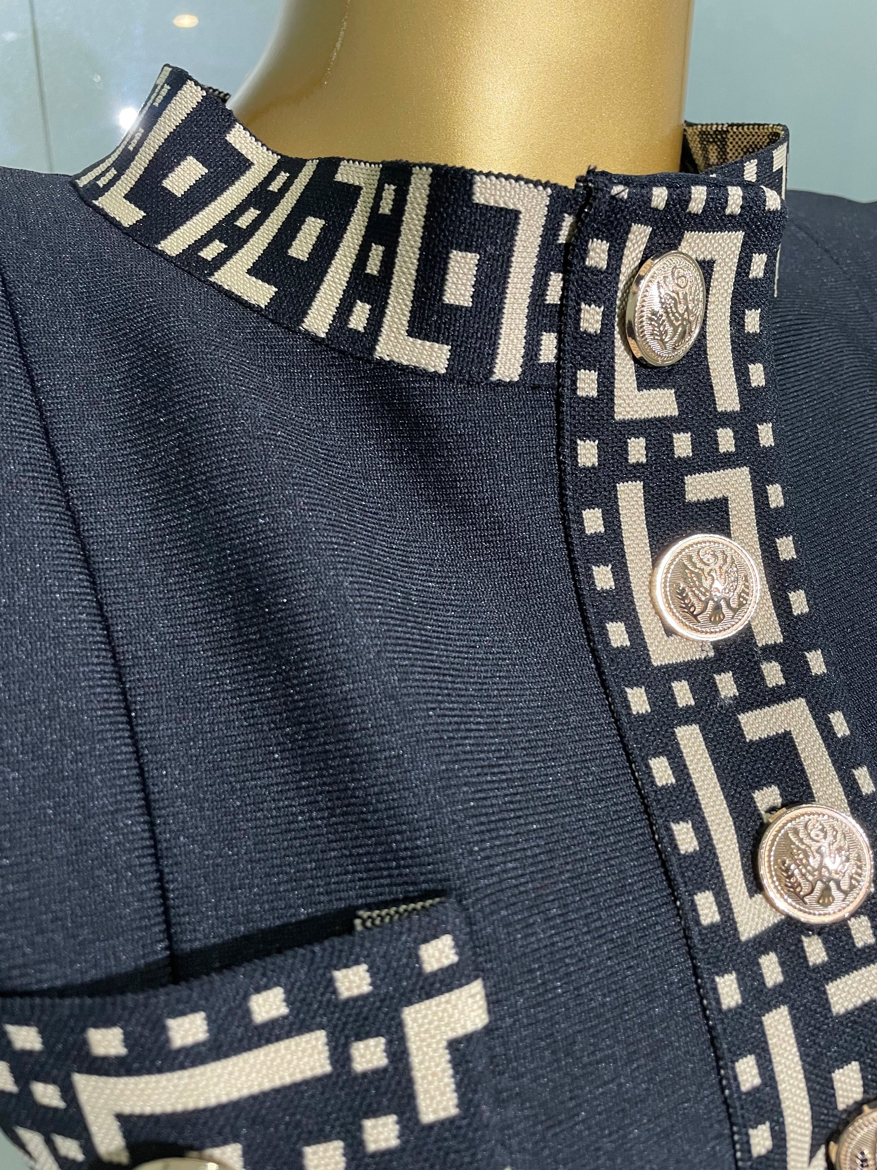 2025New Trendy Black Long Sleeves Two Pieces Bandage Set Button Top Short Skirt Suit Evening Party Women's Outfit Nightclub Wear