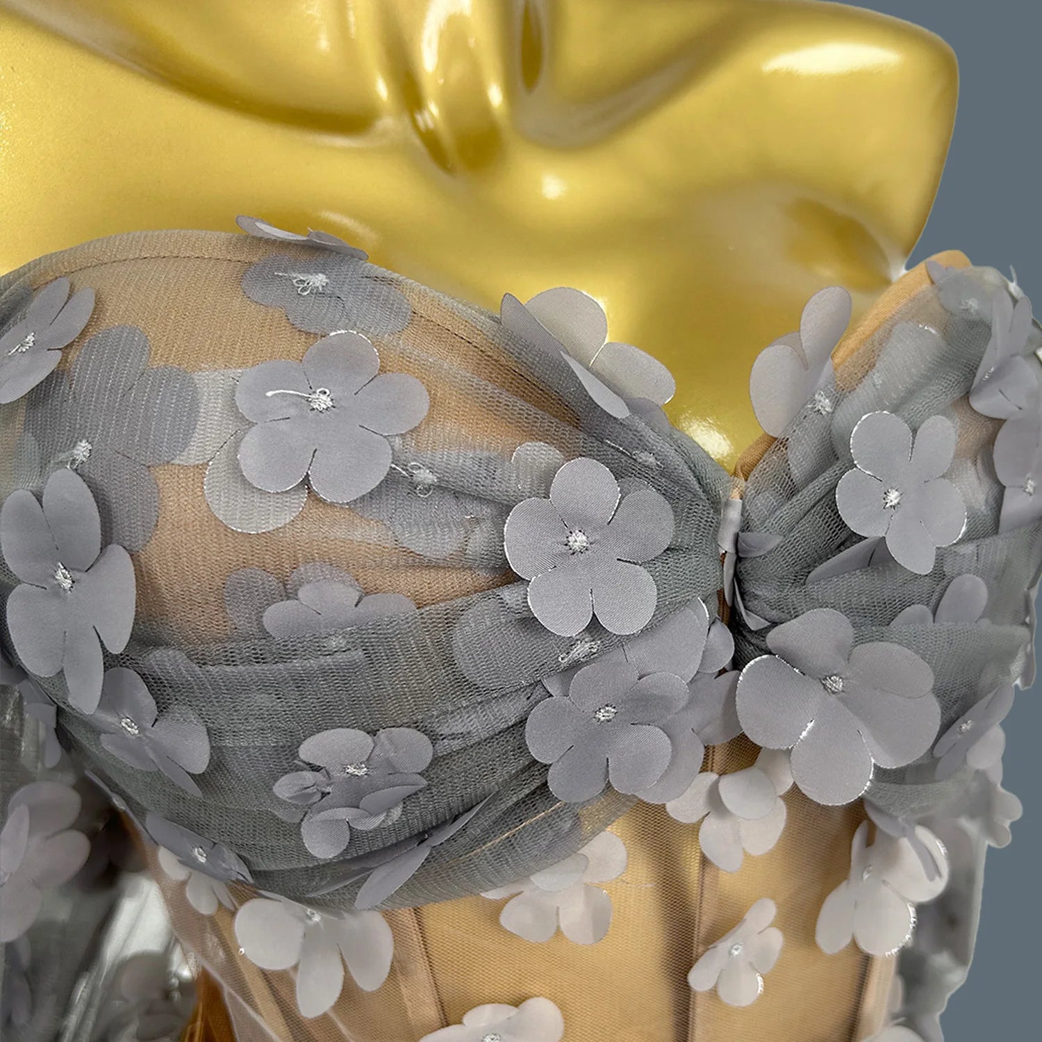 Elegant Fancy Evening Dress Woman See Through Maxi Dress For Young Lday Birthday Graduation Prom Club Night Party Goddess Huahua