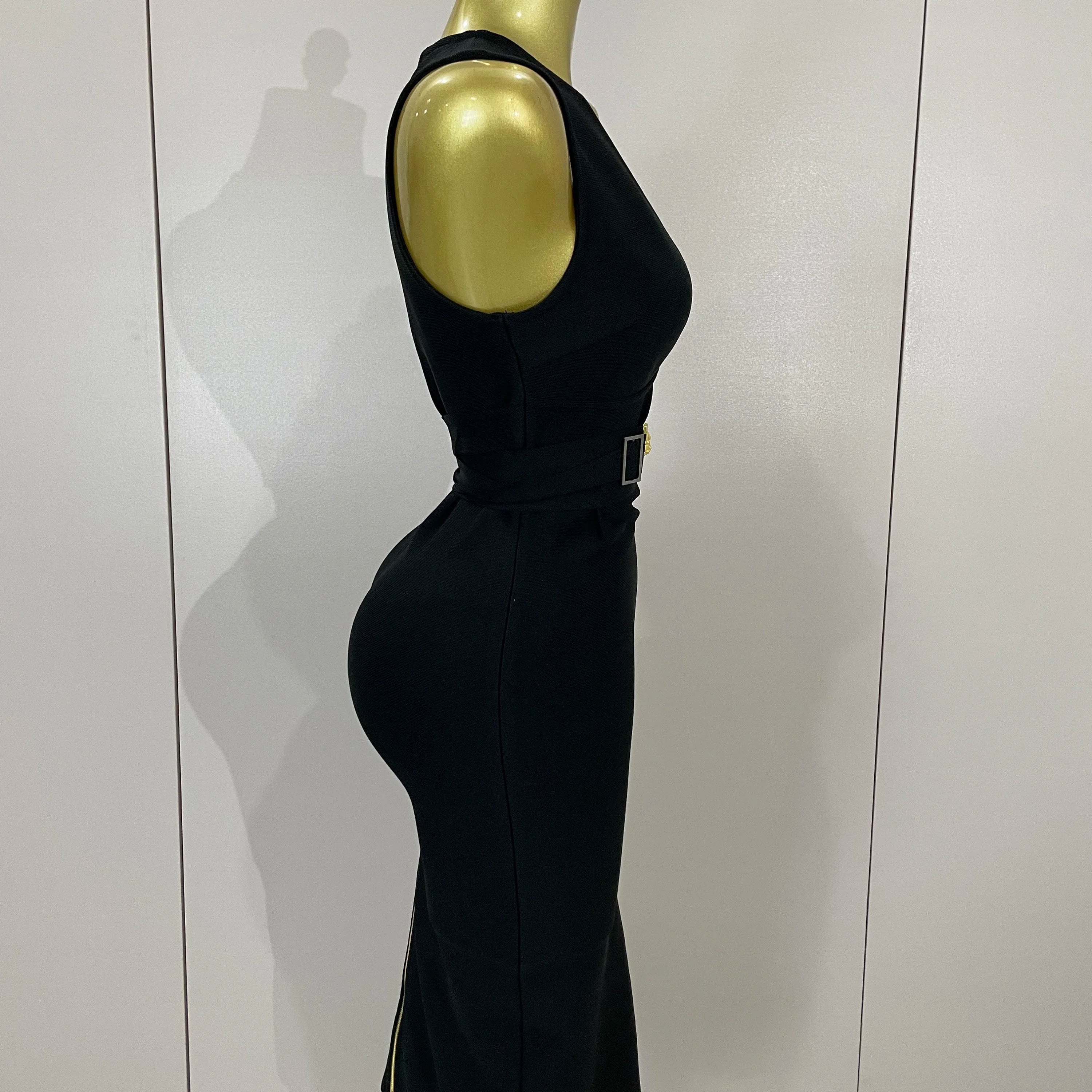 Women Elegance Sexy V-Neck Sleeveless Bodycon Bandage Dress Nightclub Party Evening Dress High Quality Luxury Birthday Dresses