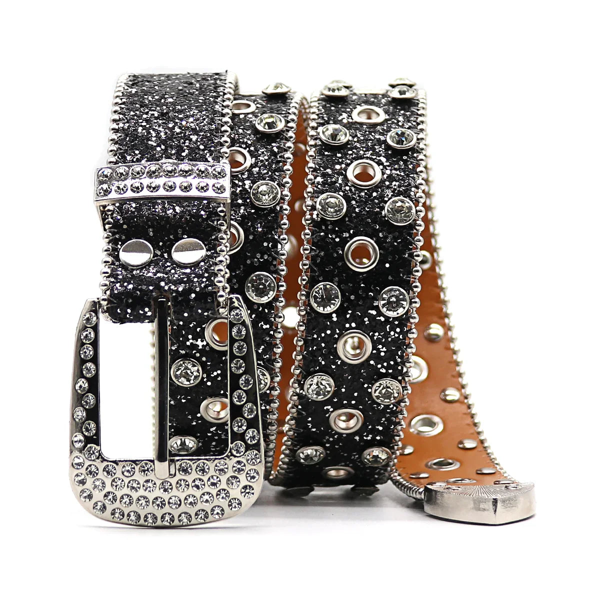 Gorgeous Rhinestone Belt Women Belt Perfect Valentine's Gift for Your Girlfriend Beautiful Y2K Belt Brand